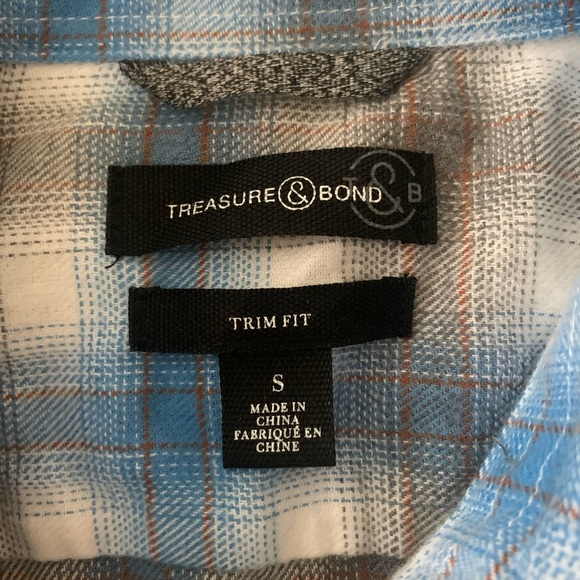Trim Fit Plaid Flannel Button-Up Shirt - Picture 2 of 3